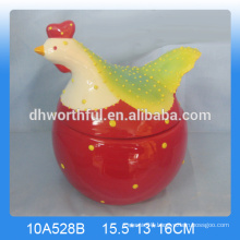 Lovely cock ceramic Easter cookie jar wholesale